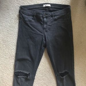 Black Hollister skinny jeans